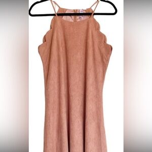 Alya pink soft suede feel  sleeveless dress from Francesca's NWT